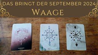 Waage  September 2024  Wagst du den Sprung ins Ungewisse? | Tarot & Orakel Reading