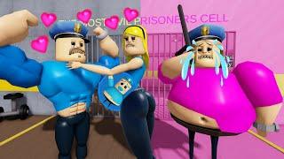 MUSCLE BARRY FALL IN LOVE WITH PREGNANT BARRY WOMAN? OBBY ROBLOX #roblox #obby