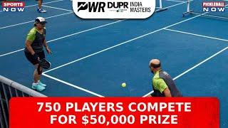 PWR DUPR India Masters Day 2 At RK Khanna Stadium, New Delhi; 750 Players Compete For $50,000 Prize