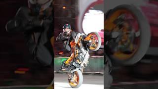 Stunt tricks behind the build #ktm #stuntbike #stuntvideo