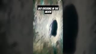 Mysterious UFO Spotted Entering the Moon: A Celestial Enigma