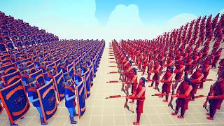 LEAGUE of RANGED vs SHIELD TOURNAMENT 100 vs 100 | TABS - Totally Accurate Battle Simulator