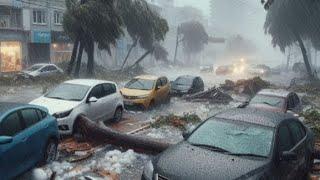 Currently in South Africa..!! Storm and hail causes chaos in Free State and Gauteng