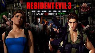 Jill and Carlos RE-BORN | Resident Evil 3 (1999) - Classic RE-BIRTH HD