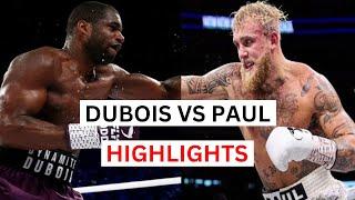 Jake Paul vs Daniel Dubois Highlights & Knockouts