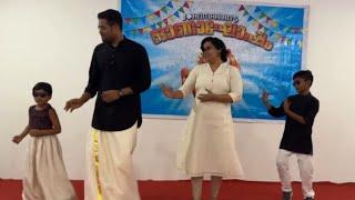 Family Dance - Dr Manoj Johnson - Onam 2024 @ Johnmarians