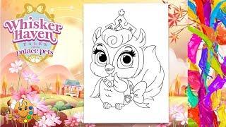 Coloring Disney Palace Pets - Fern Whisker Haven Tales Coloring Book & Pages