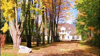 Fall Colors, Toronto Suburb Homes in Forest and Countryside Ontario Canada - Autumn Ambience relax