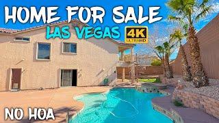 Las Vegas Home for Sale | NO HOA Fees | Pool and Spa | RV Parking | 3000sqft w/Balcony | Cul de Sac