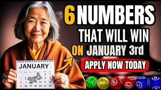 "6 Lucky Numbers to FOCUS and GET RICH on 3rd January 2025  Buddhist Teachings & Philosophy"