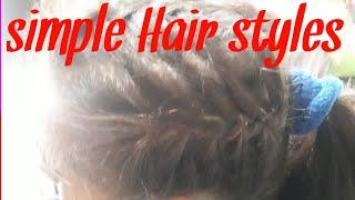 Simple Hair Styles By Jawanda Vlogs