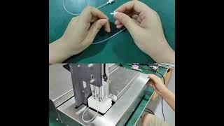 2mm silicone tube and metal needle assembly, small silicone tube intubation machine #hosefittings