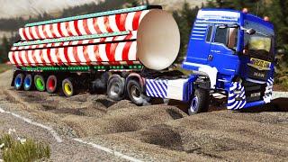 Trucks vs Potholes #86 | BeamNG.DRIVE