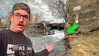 What's Living In This Abandoned Powerhouse Spillway?!? (INSANELY LOADED)