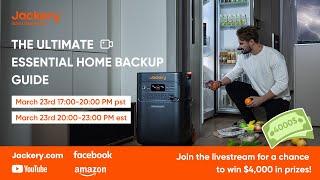 The Ultimate Essential Home Backup Guide | Jackery Solar Generator 5000 Plus