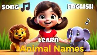 Learn 15 Animal Names & Sounds for Toddlers  | Ages 1-4 Speech Development | Educational Safari