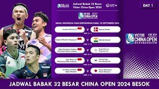 Jadwal 32 Besar China Open 2024 Besok Pukul 08:00 WIB Live Youtube BWF TV #chinaopen2024