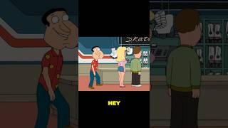 quagmire flirts… then instantly regrets it  #familyguy #funny #shorts