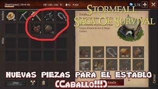 Stormfall: Saga of Survival. 4 piezas nuevas para el ESTABLO (CABALLO!!!)