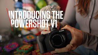 Introducing the Canon PowerShot V1 - Big stories. Pocket-sized power.