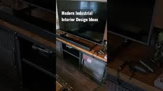 Modern Industrial Furniture design ideas. #interiordesign #industrialfurniture #customfurniture