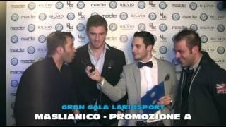 Il Maslianico al Gran Galà Lariosport 2015 del calcio comasco al Made Club di Como