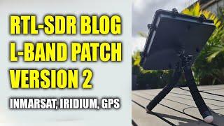 RTL-SDR BLOG L-BAND Patch Antenna Version 2 - Inmarsat - Iridium - GPS