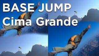 Cima Grande Tre Cime di Lavaredo Dolomites Italie base jump Voyage montagne alpinisme