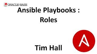 Ansible Playbooks : Roles