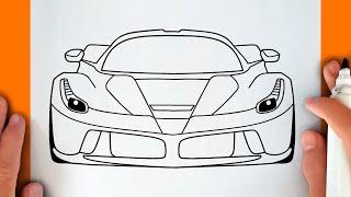 HOW TO DRAW A FERRARI