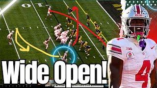 Beautiful Play Call Gets Jeremiah Smith WIDE OPEN TD!