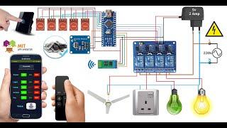 How to make Touch, IR Remote and Android Application Control Home Appliance | Home Automation