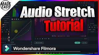 How-To Stretch Audio in Filmora 12? AI Tools! 