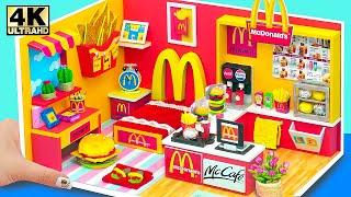 Build Miniature Future McDonalds Store with Bedroom in Shop for Everyone ️ DIY Miniature House
