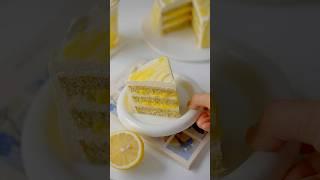 Home-baked Sweet and sour summer dessert  Lemon Earl Grey Tea Cake  Recipe share