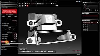 LETSCAN WORKFLOW IN DAVID LASER SCANNER