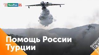 Эрдоган поблагодарил Владимира Путина за самолёты для тушения лесных пожаров