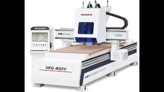 HUAHUA - SKG802V CNC Router Machine ( two spindles with drilling box )