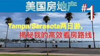 美国Tampa房地产：Tampa和Sarasota 二日游，揭秘我的高效看房线路｜1