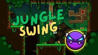 "Jungle Swing" by Halapeenyo [All coins] (Platformer Demon) | Geometry Dash 2.2