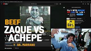 REACCION a ACHEPE VS ZAQUE (+ SR. MARRANO) YA HACIA FALTA UN BEEF EN EL RAP MEXICANO!!