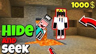 Minecraft Hide And Seek Challenge For 10000 $ But......