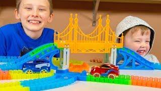 Magic Tracks RC Mega Set Remote Control Toy Cars Track Family Friendly Toys for Boys Kinder Playtime