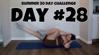 Day #28 Summer Body 30 Day Challenge Beginner Friendly At Home