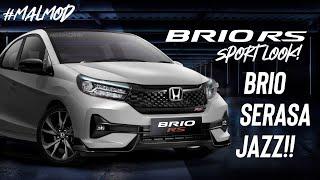 PERDANA! BRIO BARU 2023 LANGSUNG MODIF SPORT LOOK! | Virtual Modification #MALMOD #HondaBrio #Brio