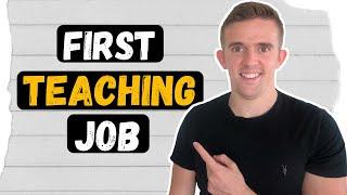 How To Secure Your First Teaching Job