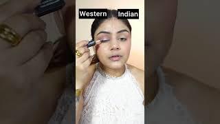 Indian Makeup vs Western Makeup | #shorts | SUGAR Cosmetics