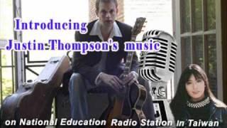 Lulu Introducing Justin Thompson's music on National Education Radio Station in Taiwan_2