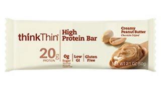 Honest Reviews: thinkThin High Protein Bar - Creamy Peanut Butter By oppermanfitness/#gains