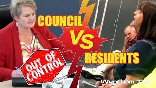 Wyndham Council meeting disrupted